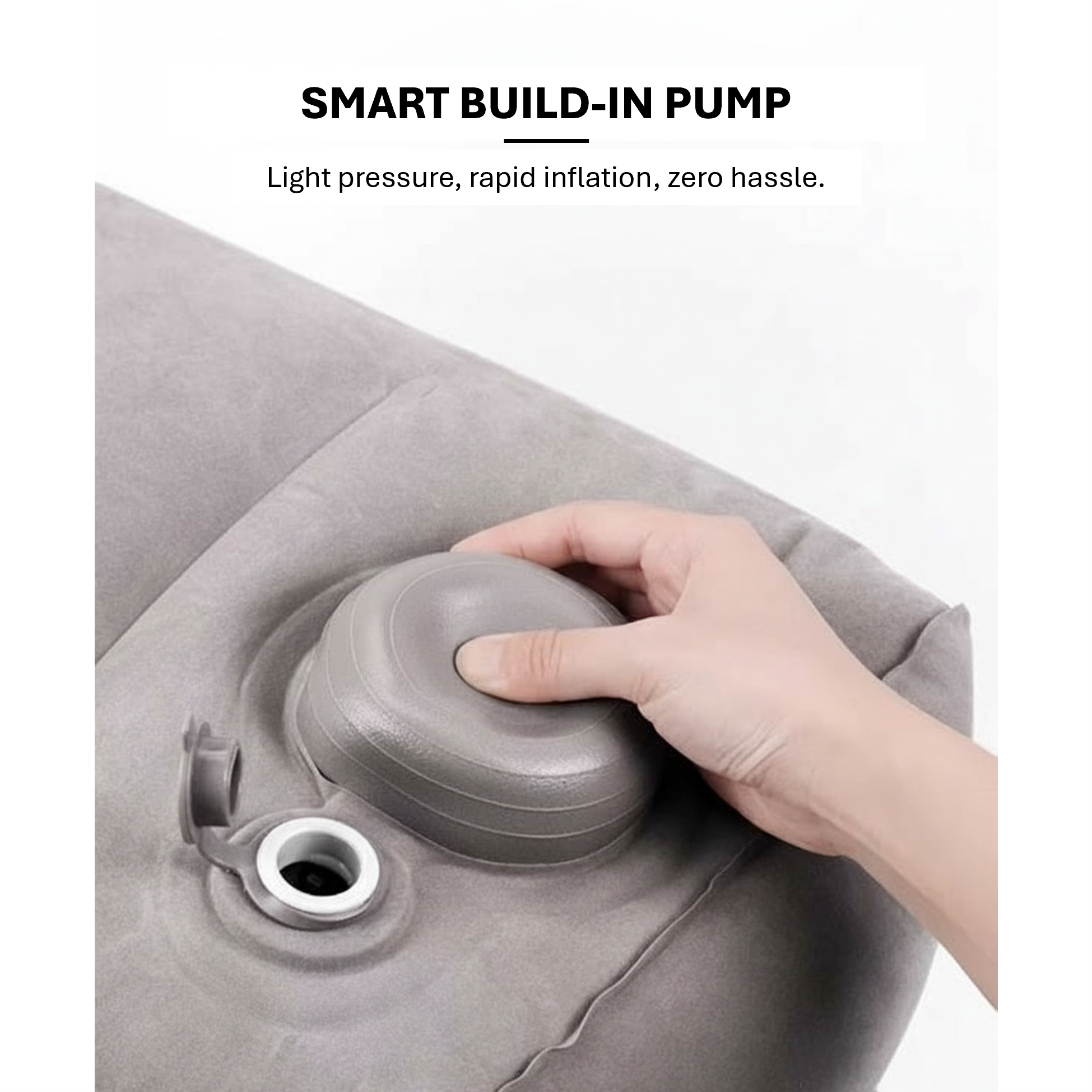 SwiftPump Kids Travel Footrest - Quick inflate, soft press