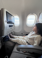 AirRoll Kids Travel Footrest - Fully inflated in just 3 rolls