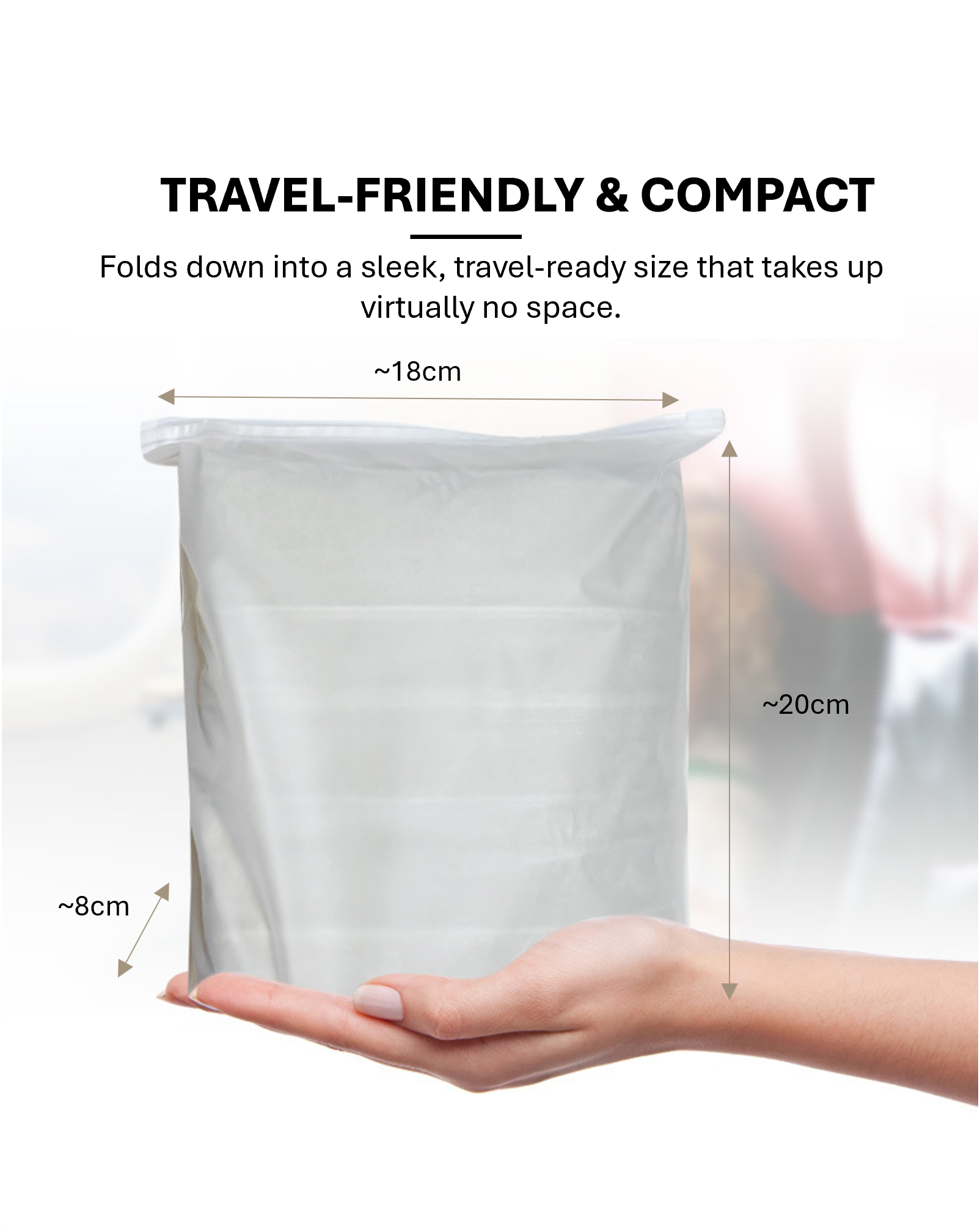 travel friendly inflatable kids bed fold down into a sleek, travel ready size